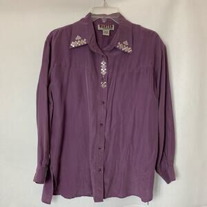 “Wanted” 100% Silk Blouse Women's Size‎ Small